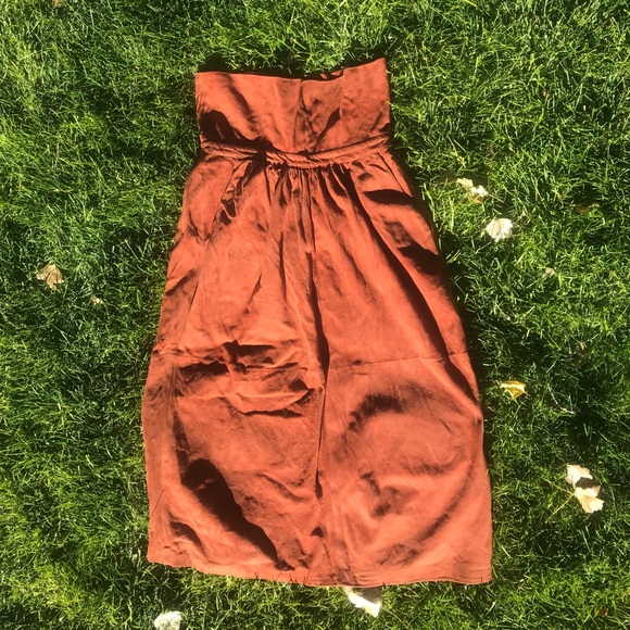 Vintage Suede Dress - Picture 1 of 10